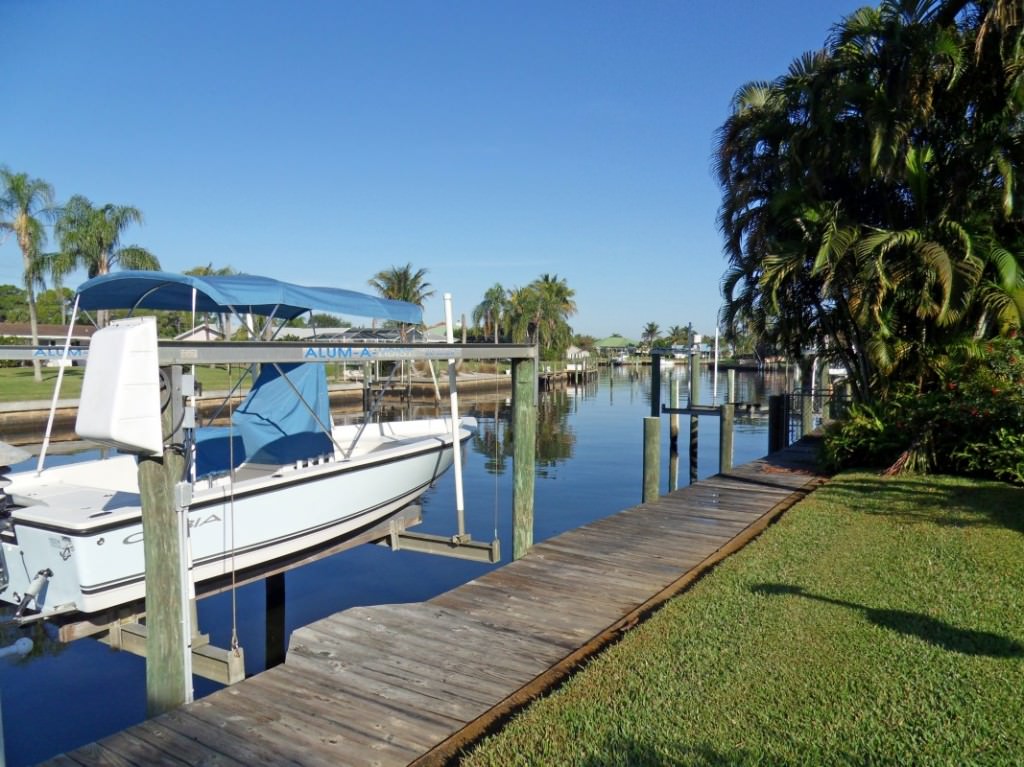 Palm City Waterfront Pool Home