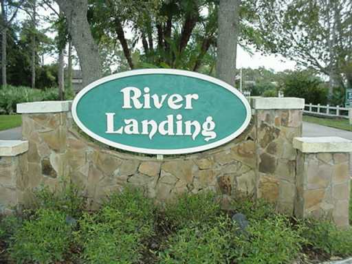 Entrance to River Landing in Palm City Florida