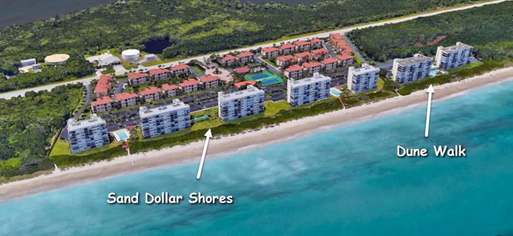 Sand Dollar Shores condos on Hutchinson Island in Jensen Beach Florida